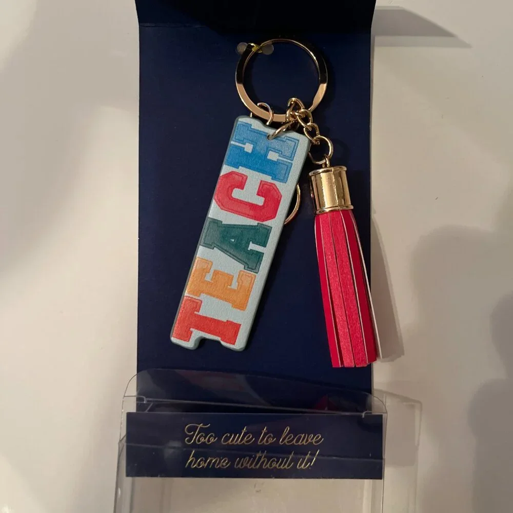 Teacher Tassel Keychain (new‎ / w/a/x)